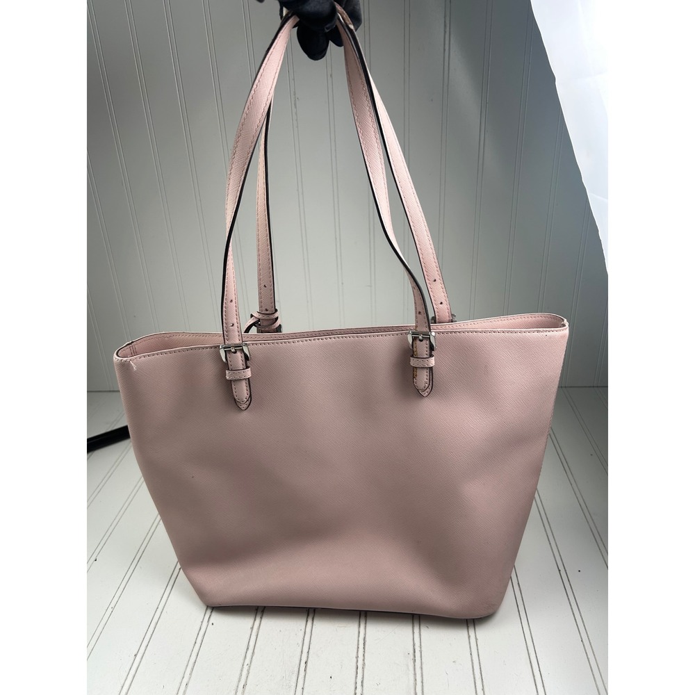 Michael Kors Vintage Pink Jet Set Saffiano Leather Multifunction Shoulder Bag - Picture 3 of 14
